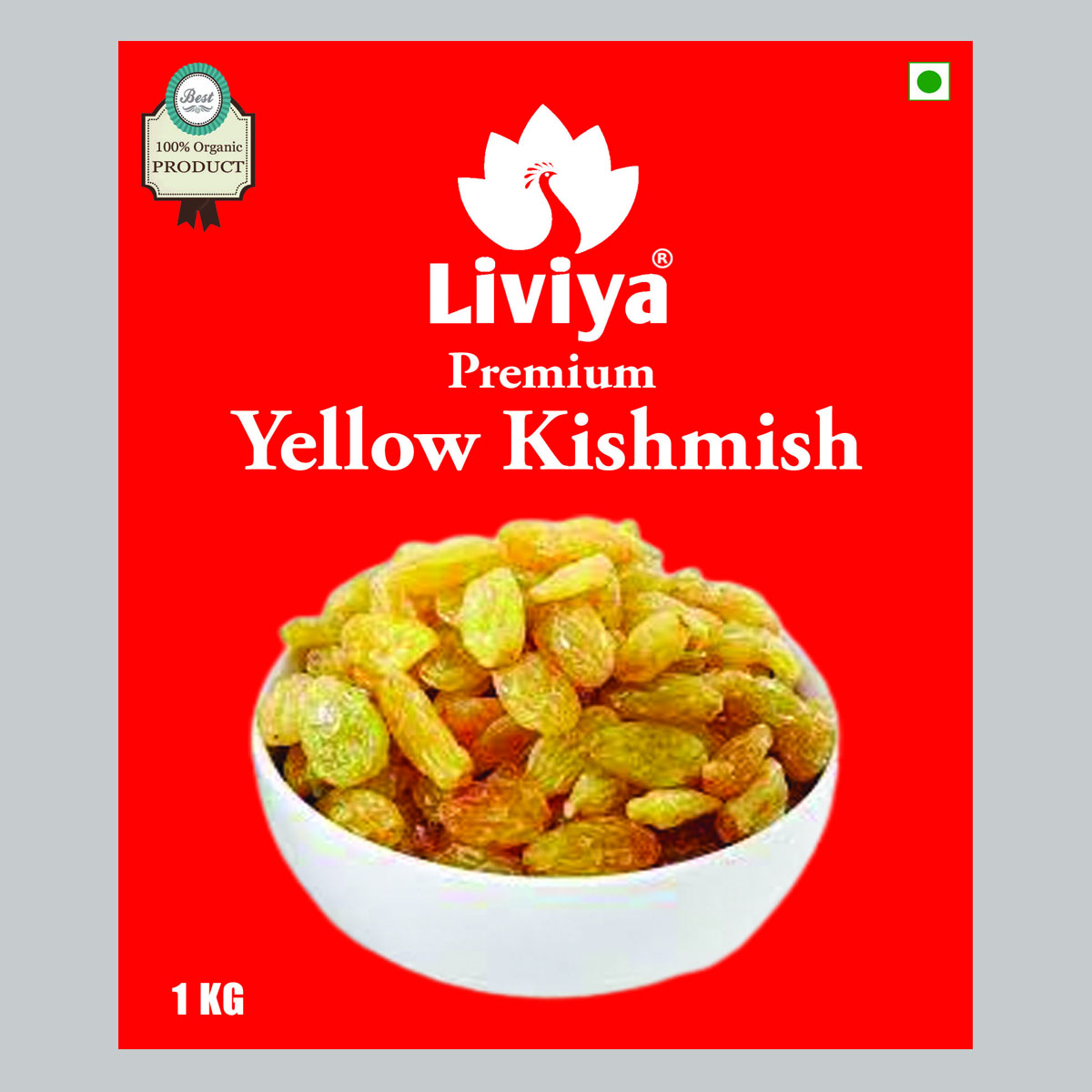 Yellow Kishmish/Raisins Seedles